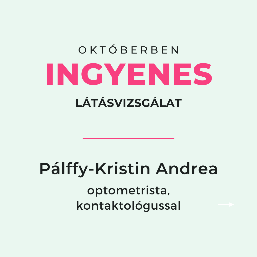 ingyenes látásvizsgálat októberben